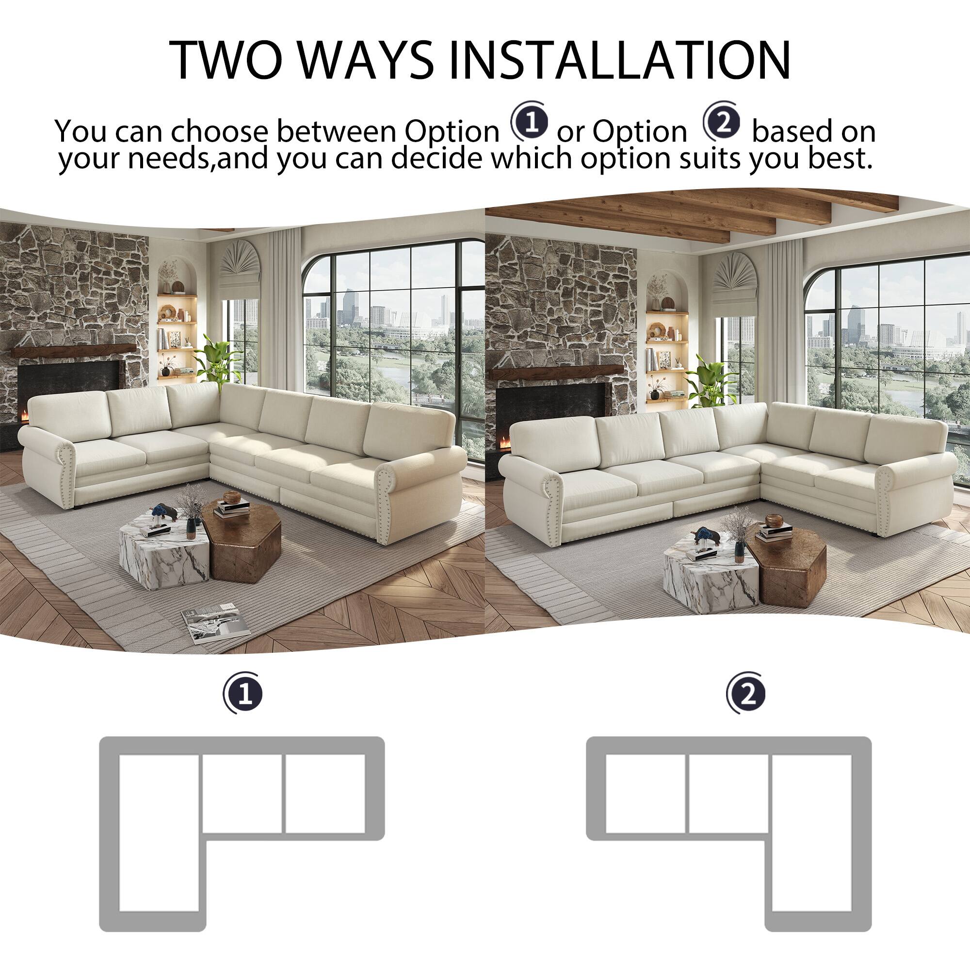 TWO WAYS INSTALLATION

You can choose between Option 1 or Option 2 based on your needs, and you can decide which option suits you best.