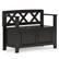 Front. Simpli Home - Amherst Small Entryway Storage Bench - Hickory Brown.
