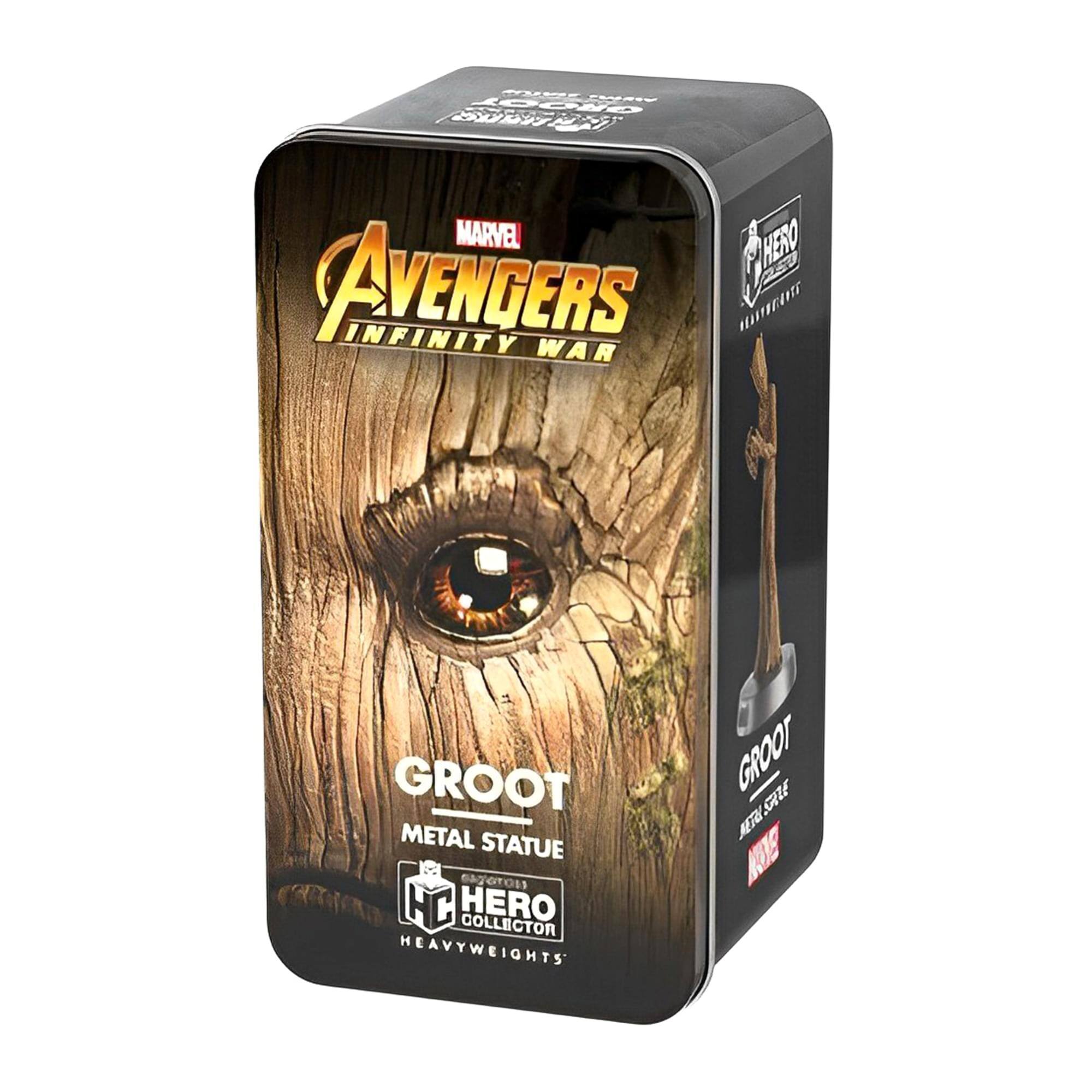 PES ENE GROOT MARVEL AVENGERS INFINITY WAR MIEU GROOT METAL STATUE sooss HERO COLLECTOR HEAVYWEIGHTS GROOT M3E