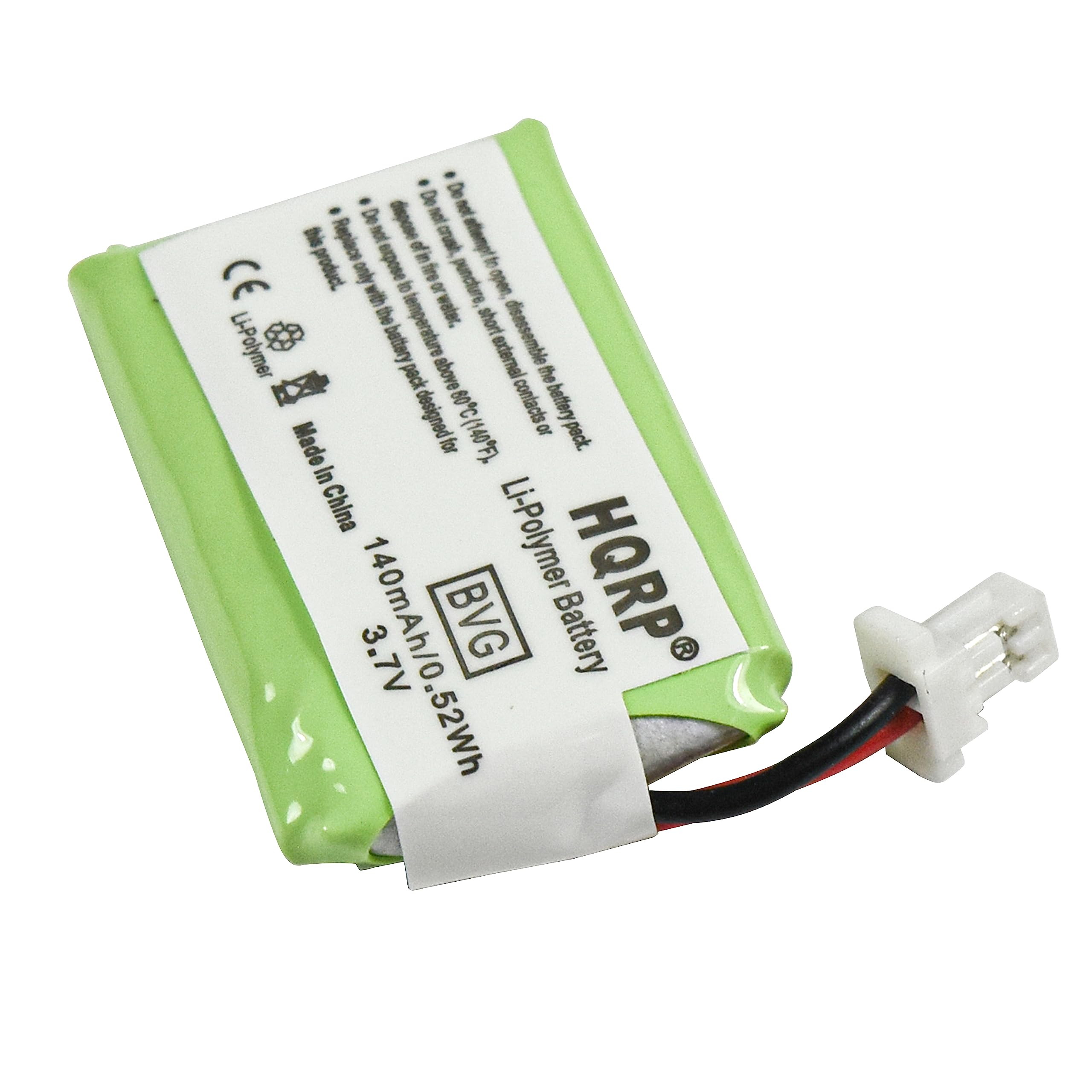 De I crush product. exp CE fre puncture with 8 R d the temperature waler, hore Li-Polymer batery external disassemble pack above the 80 contacts bettery designed t J0 pect. Made for 14,091) In China Li-Polymer 3.7V 140mAh/0.52Wh BVG Battery HQRP

- Do not expose to fire, water, or external heat sources.
- Do not expose to temperatures above 60°C (140°F).
- Do not crush, puncture, or disassemble the battery.
- Do not expose to temperatures below -20°C (-4°F).
- Do not expose to direct sunlight.
- Do not expose to moisture.
- Do not expose to high humidity.
- Do not expose to high pressure.
- Do not expose to high voltage.
- Do not expose to high current.
- Do not expose to high temperature.
- Do not expose to high humidity.
- Do not expose to high pressure.
- Do not expose to high voltage.
- Do not expose to high current.
- Do not expose to high temperature.
- Do not expose to high humidity.
- Do not expose to high pressure.
