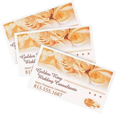 Golden Wedding Ring  
Jaime Thompson, Consultant  
815.555.1687  

Golden Wedding Ring  
Wedding Consultants  
Jaime Thompson, Consultant  
815.555.1687