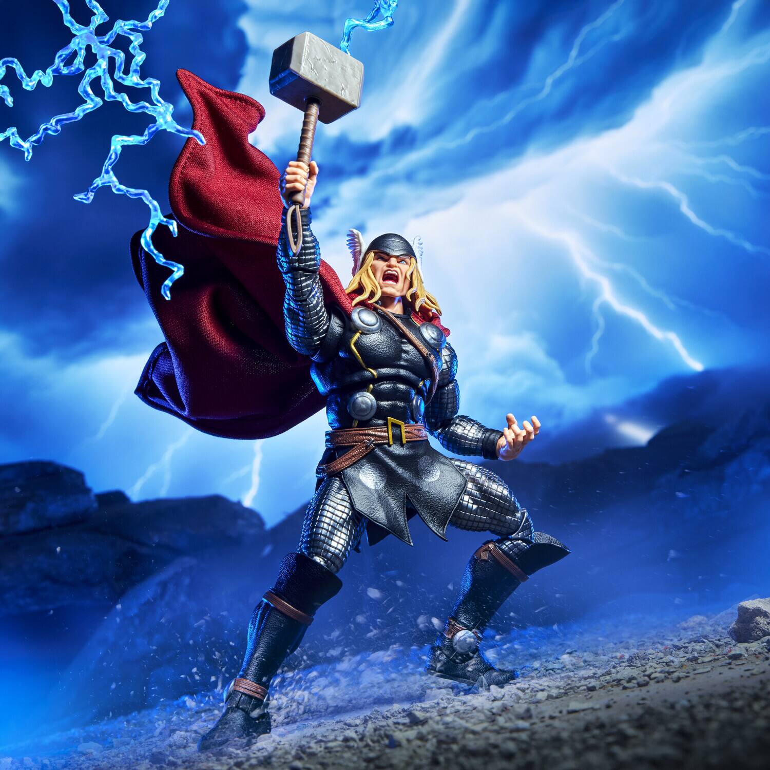 Alt View 1. Hasbro - Thor - Marvel Legends: Maximum Series - Thor Action Figure   - COLLECTIBLES - Multicolor.