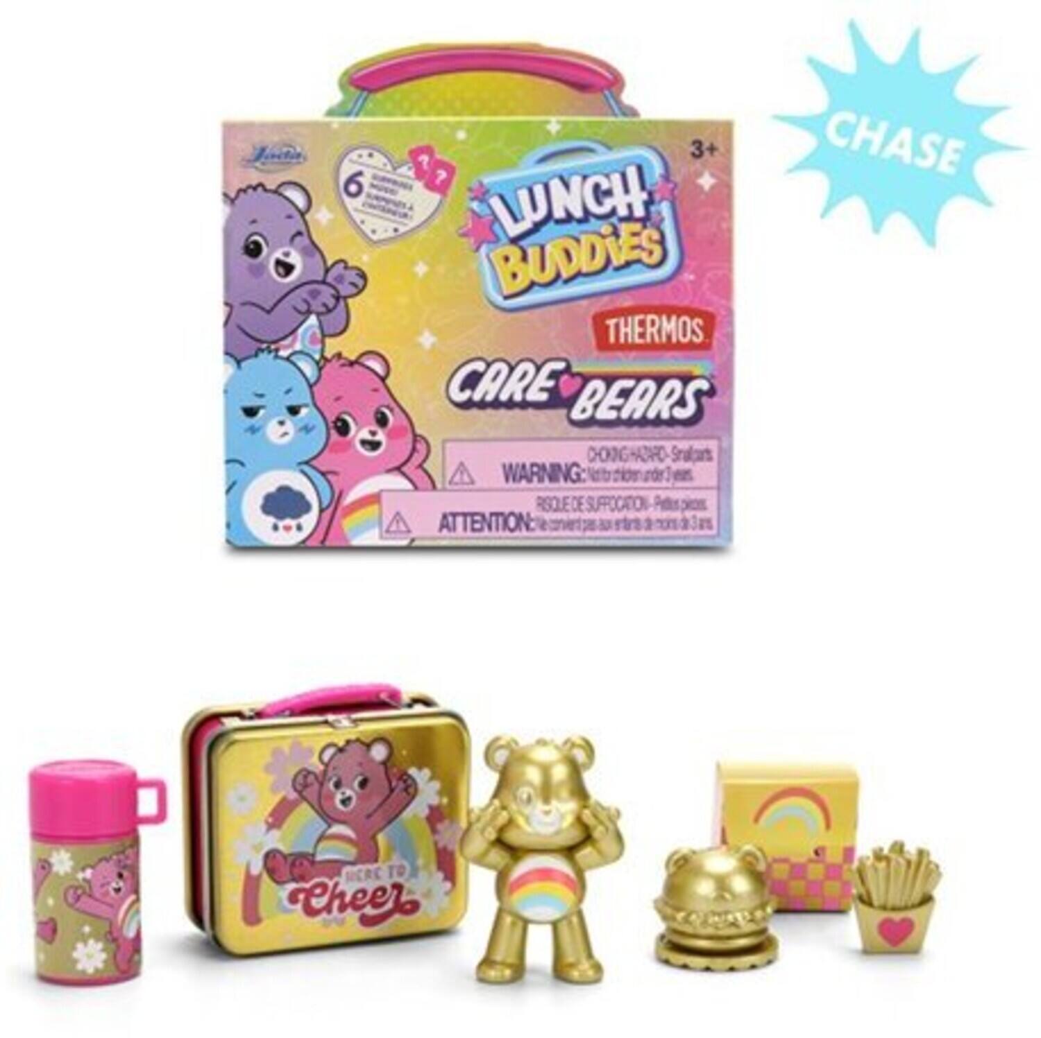 6 3+ LUNCH BUDDIES THERMOS CARE BEARS HOOGHO STRATARS WARNING: RISK OF SUFFOCATION ATTENTION: RISQUE DE SUFFOCATION Peas ATTENTION 2 si 3+ CHASE 220 TO CHEER