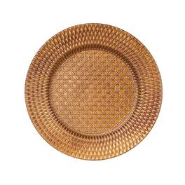 American Atelier - Weaver Plated Set of 4 Charger Plates 13"D - Gold