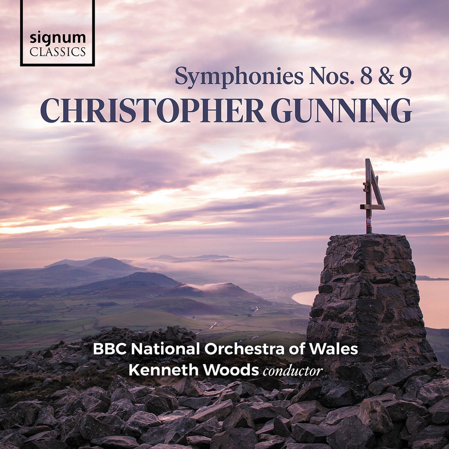 signum CLASSICS  
Symphonies Nos. 8 & 9  
CHRISTOPHER GUNNING  
BBC National Orchestra of Wales  
Kenneth Woods conductor