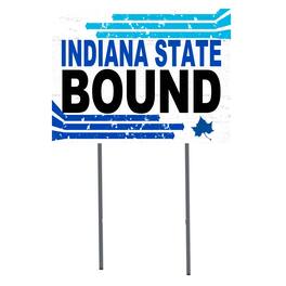 Jardine - Indiana State Sycamores 18" x 24" Bound Yard Sign - White