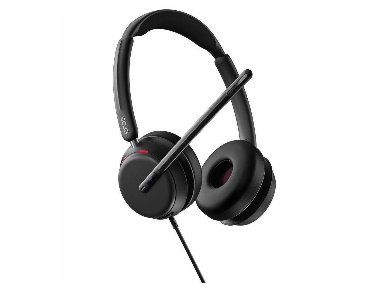 Alt View 4. EPOS - EPOS IMPACT 860T Headset - USB C, Noise Canceling, Microsoft Teams - Red.