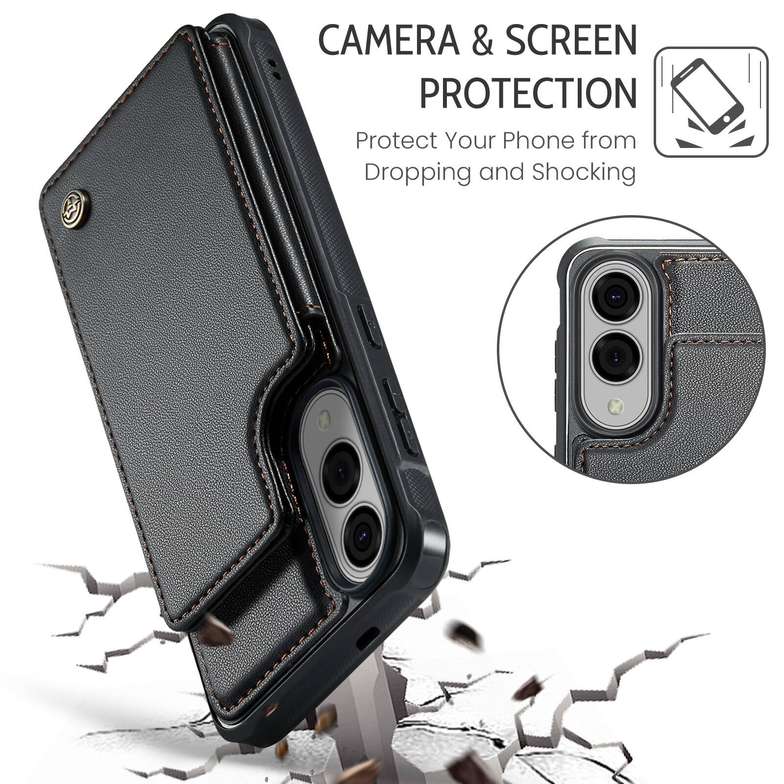 3 CAMERA & SCREEN PROTECTION  
Protect Your Phone from Dropping and Shocking