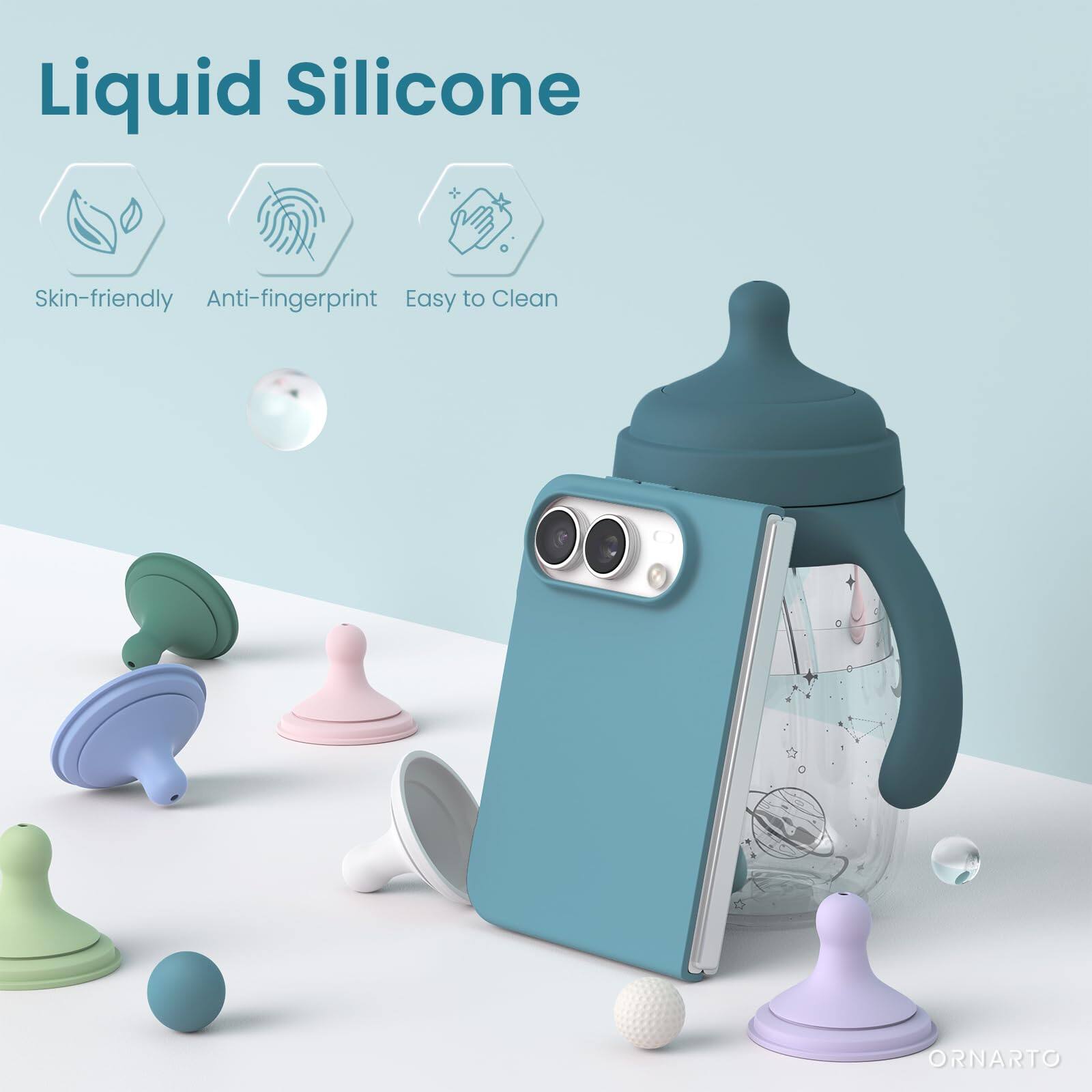 Liquid Silicone  
Skin-friendly Anti-fingerprint Easy to Clean  
ORNARTO