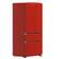 Angle. Forno Appliances - 33 in. Wide Luigi 18 Cu. Ft. French Door Refrigerator with Handle-free Design - Red.