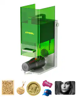 xTool - F1 2-in-1 Dual Laser Engraver, Lightning Speed Portable Laser Engraving Machine, HD Laser Engraver for Jewelry, Me