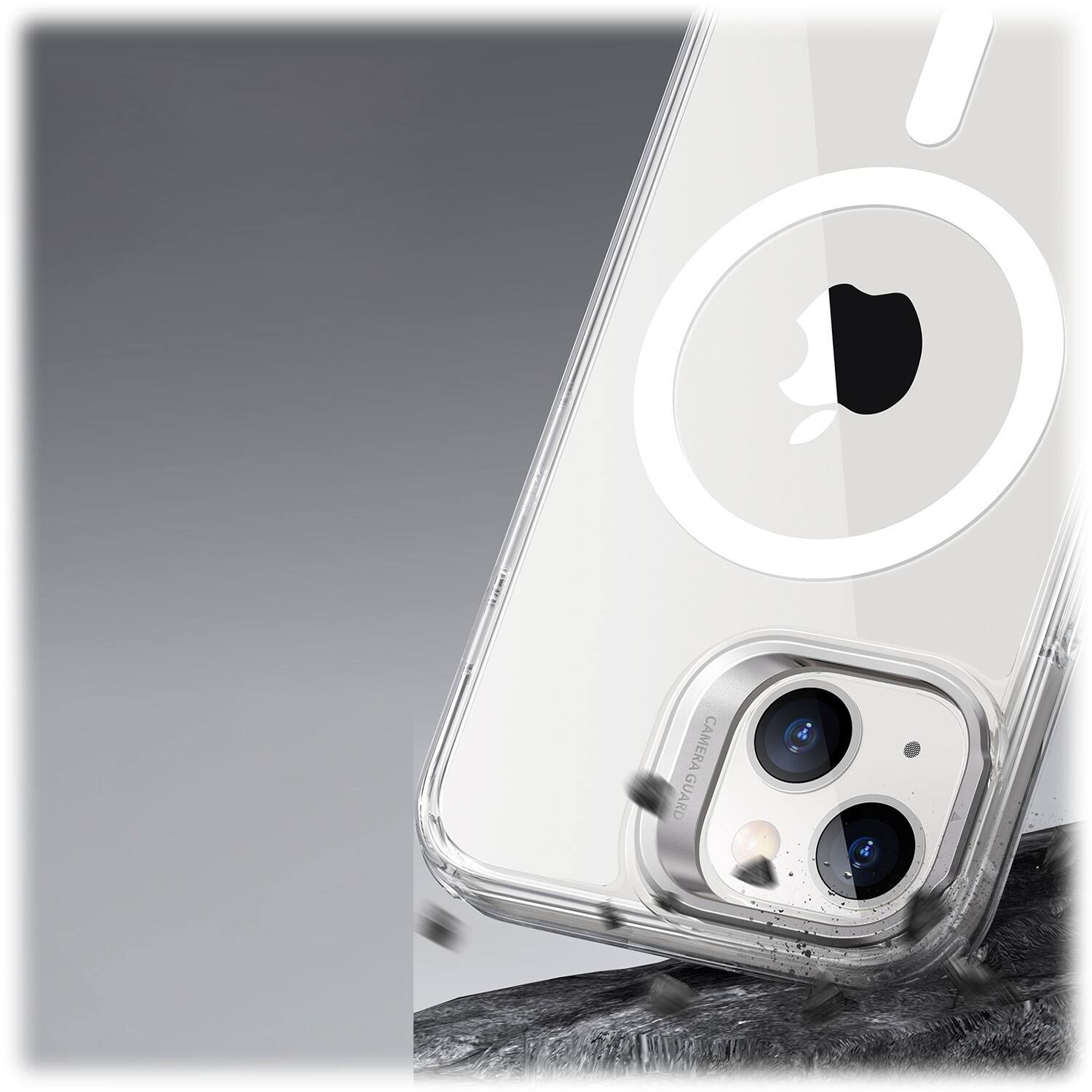 Alt View 13. SaharaCase - Hybrid-Flex Kickstand Case for Apple iPhone 14 - Clear.