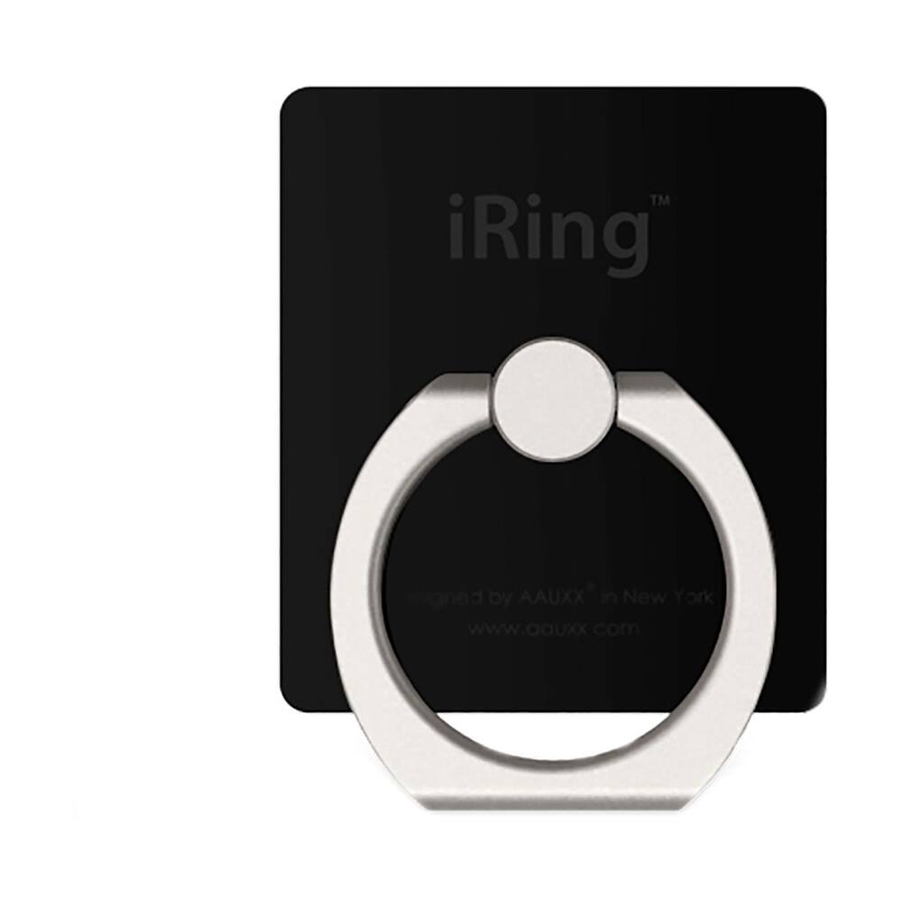 Best Buy iRing Finger Grip/Kickstand for Mobile Phones Black 15198VRP