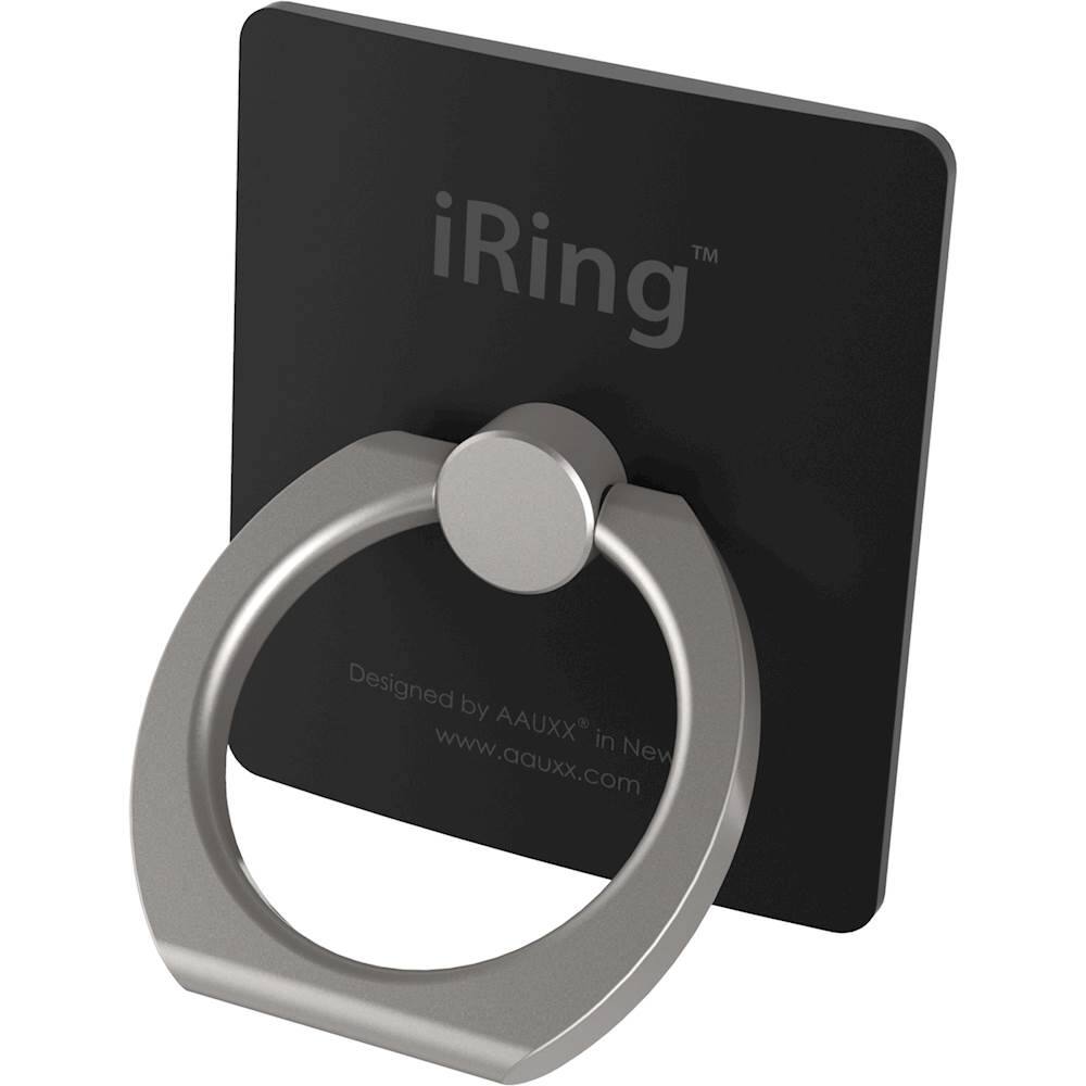 Best Buy iRing Finger Grip/Kickstand for Mobile Phones Black 15198VRP