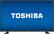 Front. Toshiba - 55" Class - LED - 1080p - HDTV - Black.