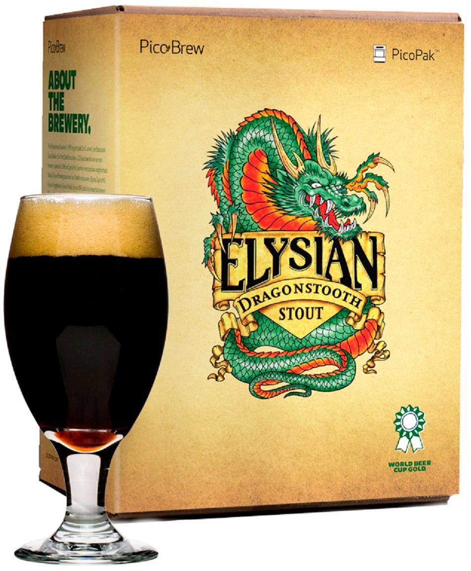 Angle. Picobrew - Elysian Dragonstooth Stout PicoPak - Multiple.
