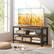 Alt View 11. Costway - Industrial TV Stand Media Center for TVs up to 50 inch - Rustic Brown/Black.