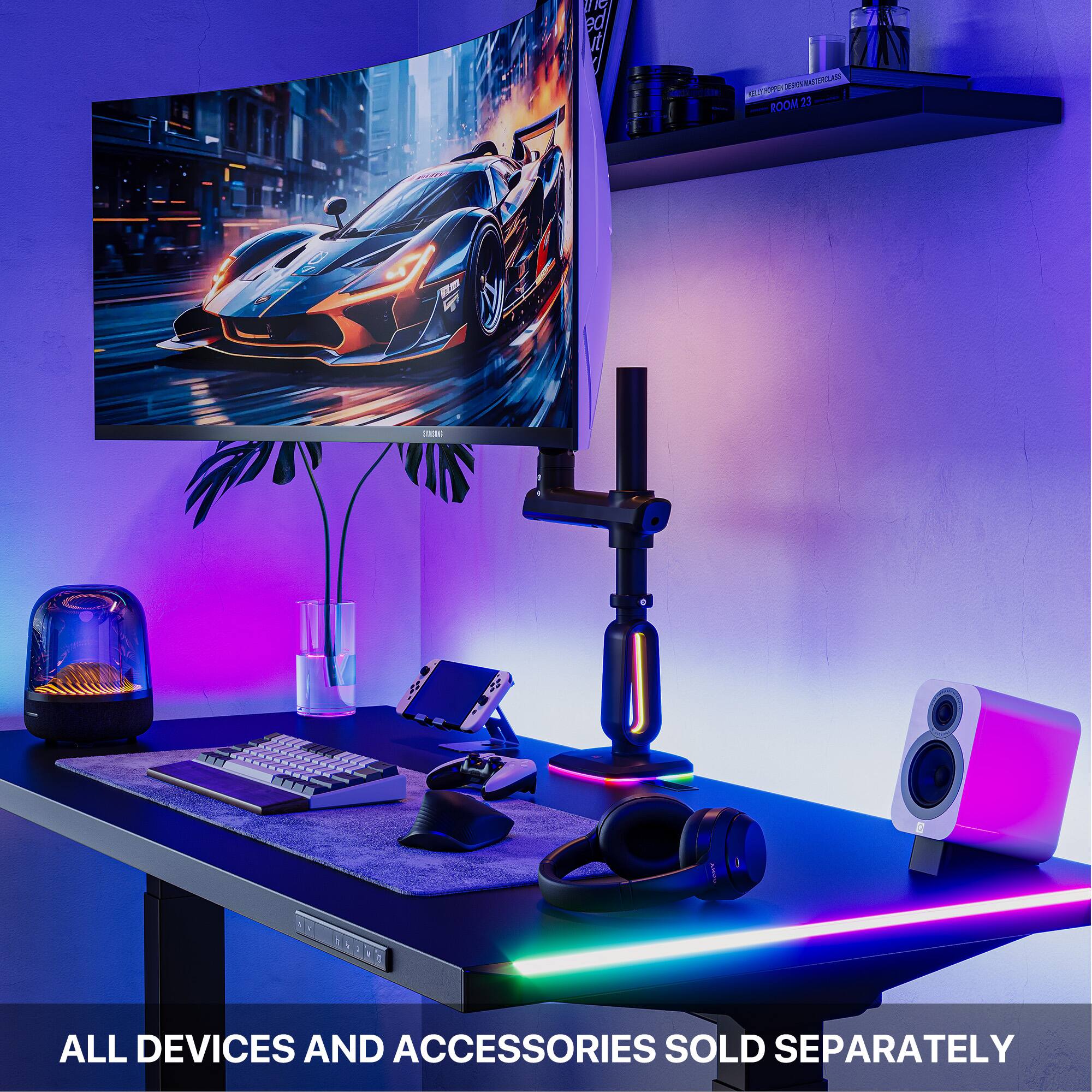 All devices and accessories sold separately.