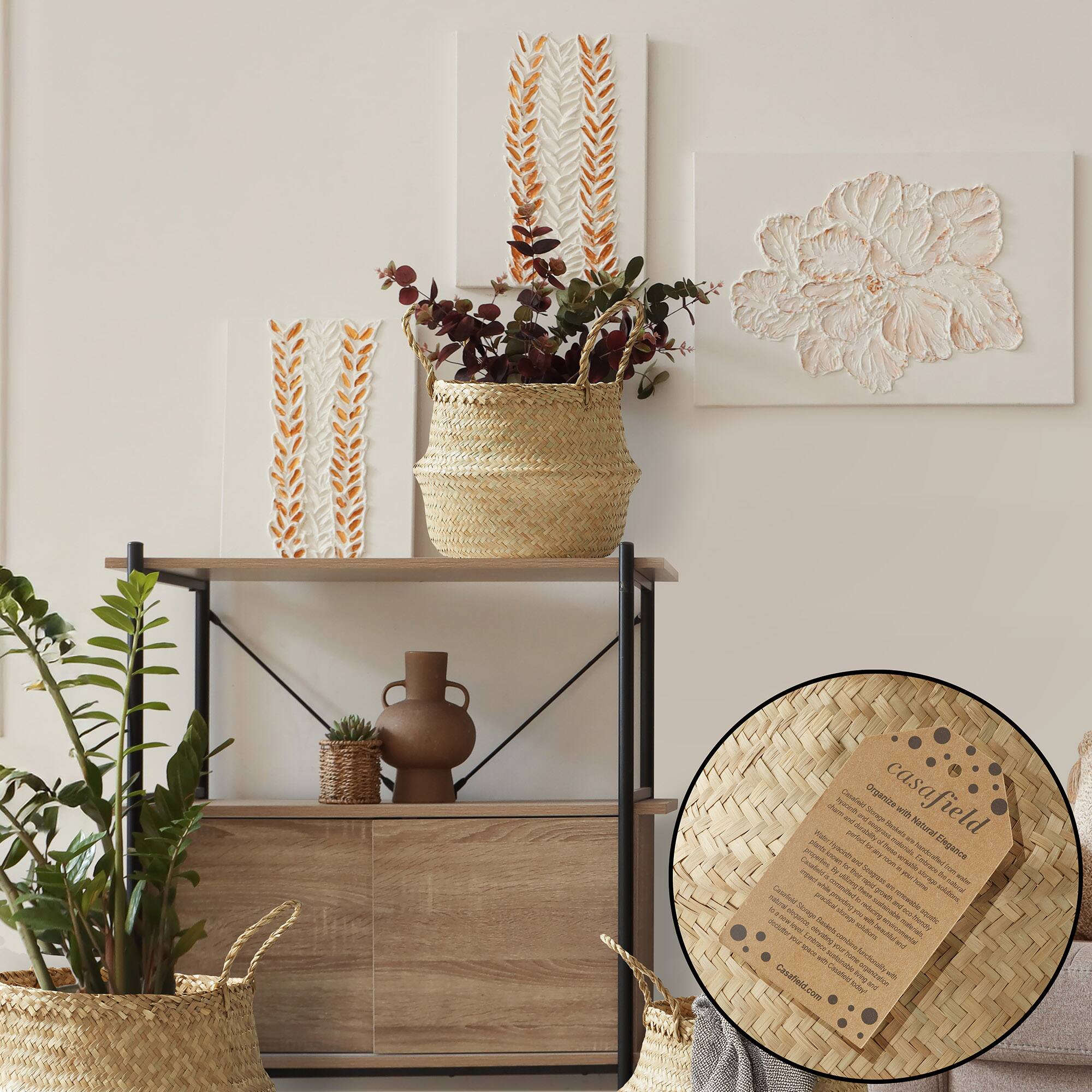 Casafield Organize with Natural Elegance

Casafield is a brand that specializes in creating home decor items with a focus on natural elegance. Their products are designed to bring a touch of nature into your home, enhancing the aesthetic appeal and creating a serene environment. The brand offers a variety of items, including woven baskets, wall art, and other decorative pieces that are both functional and stylish.

Casafield's products are made with high-quality materials and are crafted with attention to detail, ensuring durability and longevity. The brand's commitment to sustainability is evident in their use of natural fibers and eco-friendly practices.

Visit Casafield.com for more information and to explore their collection.