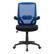 Front. CorLiving - WHR-505-O Workspace High Mesh Back Office Chair in Blue - Blue.