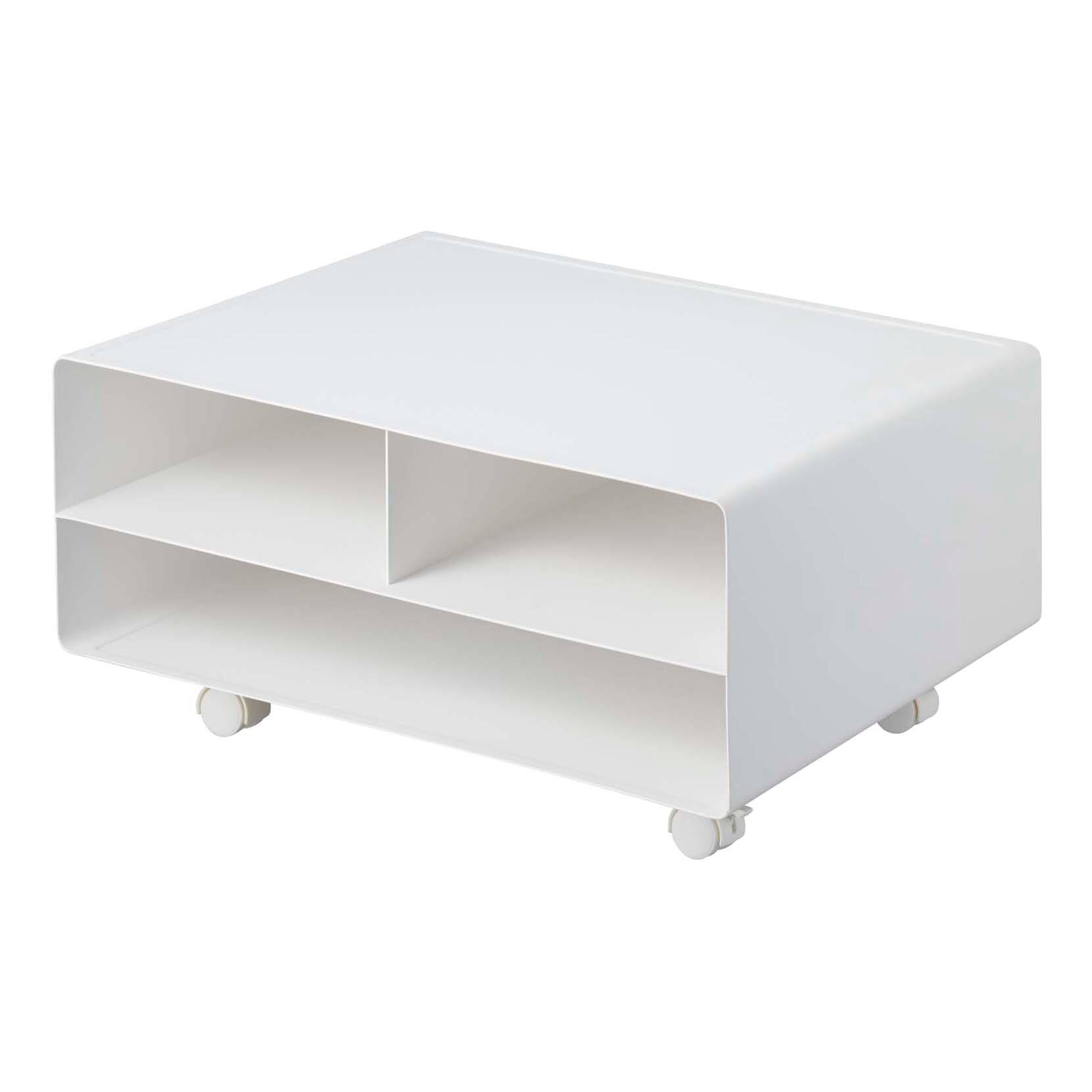 Front. Yamazaki Home - Rolling Printer Stand - Steel.