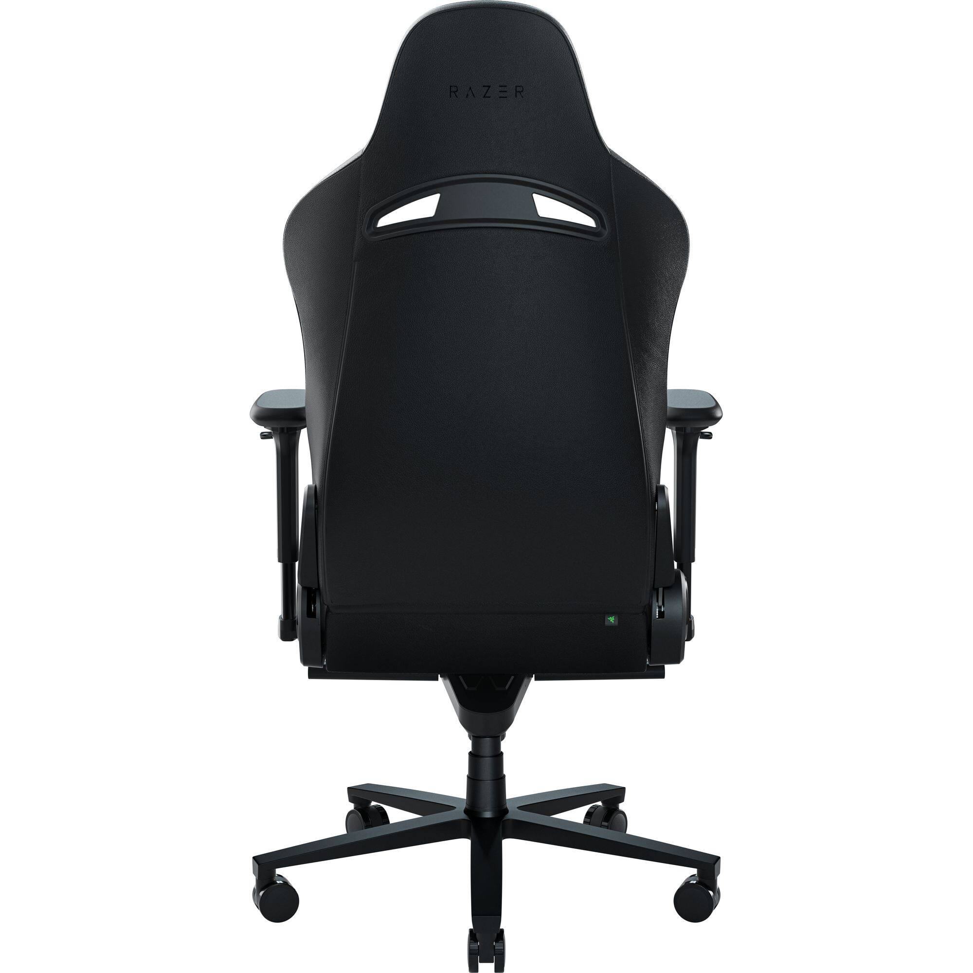 Alt View 6. Razer - Enki Gaming Chair with Synthetic Leather for All-Day Comfort - Black - Black.