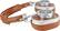 Left. Master & Dynamic - MH40 Wired Over-the-Ear Headphones - Silver Metal/Brown Leather.