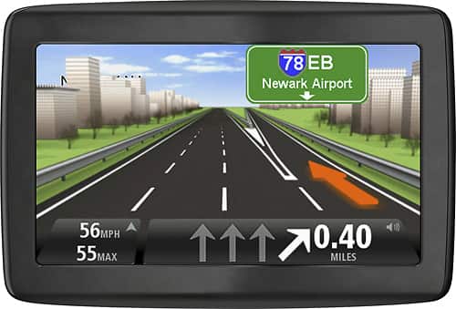 TomTom - VIA 1415M GPS with Lifetime Map Updates - Black/Gray - Larger Front