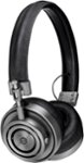 Front Zoom. Master & Dynamic - MH30 Wired On-Ear Headphones - Gunmetal/Black Leather.