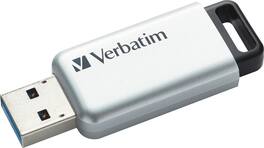 Verbatim - Store 'n' Go Secure Pro 16GB USB 3.0 Flash Drive - Silver
