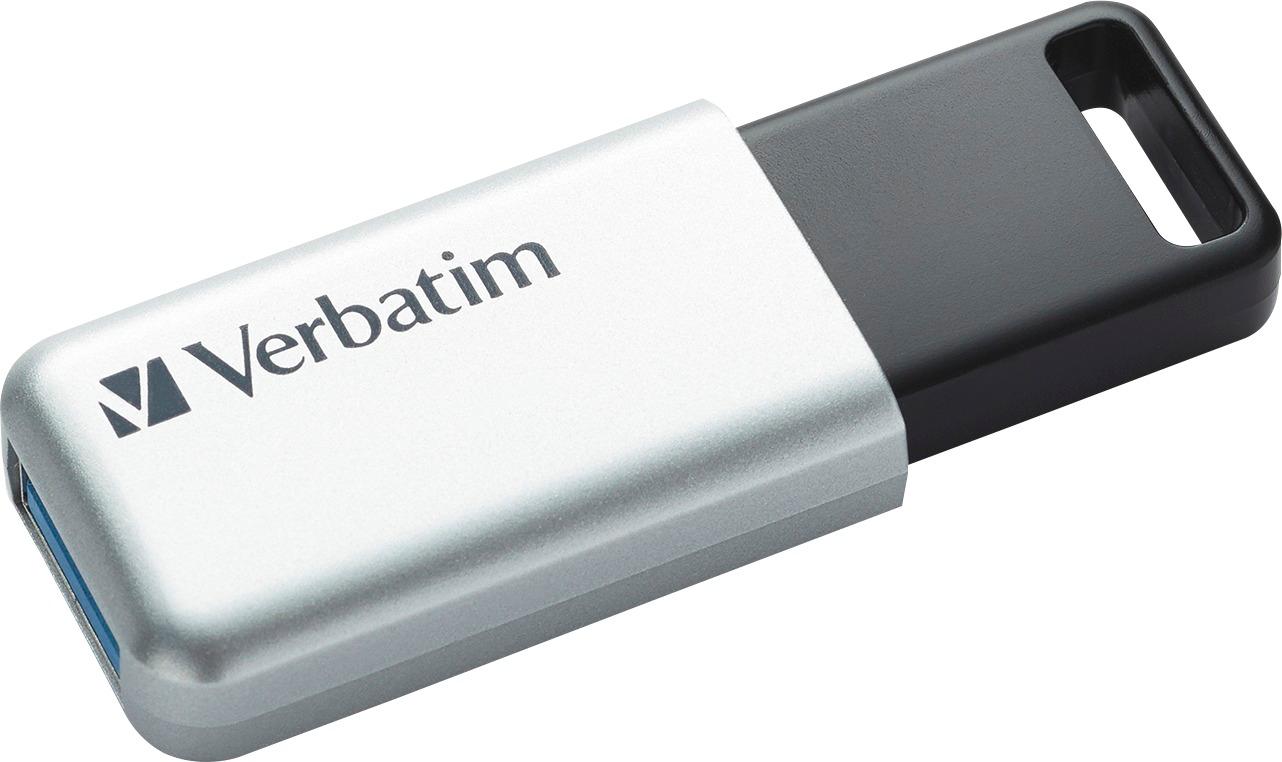 Kviksølv log Blitz Best Buy: Verbatim Store 'n' Go Secure Pro 16GB USB 3.0 Flash Drive Silver  98664