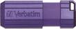 Verbatim - Store 'n' Go PinStripe 16GB USB 2.0 Flash Drive - Violet - Larger Front