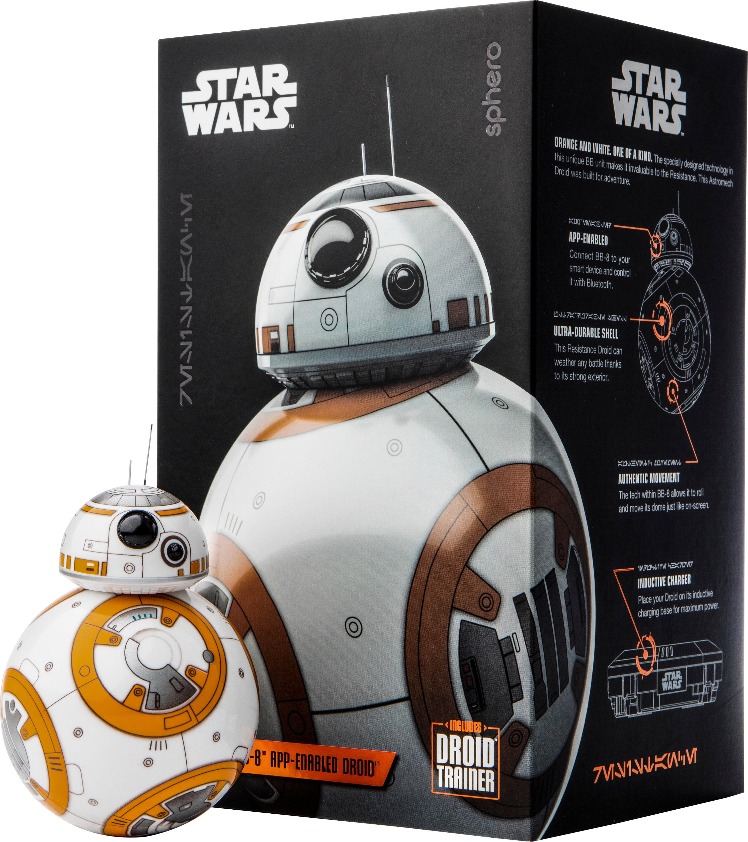 protesta derivación canal Best Buy: Sphero Star Wars BB-8™ App-Enabled Droid Orange and White R001TRW