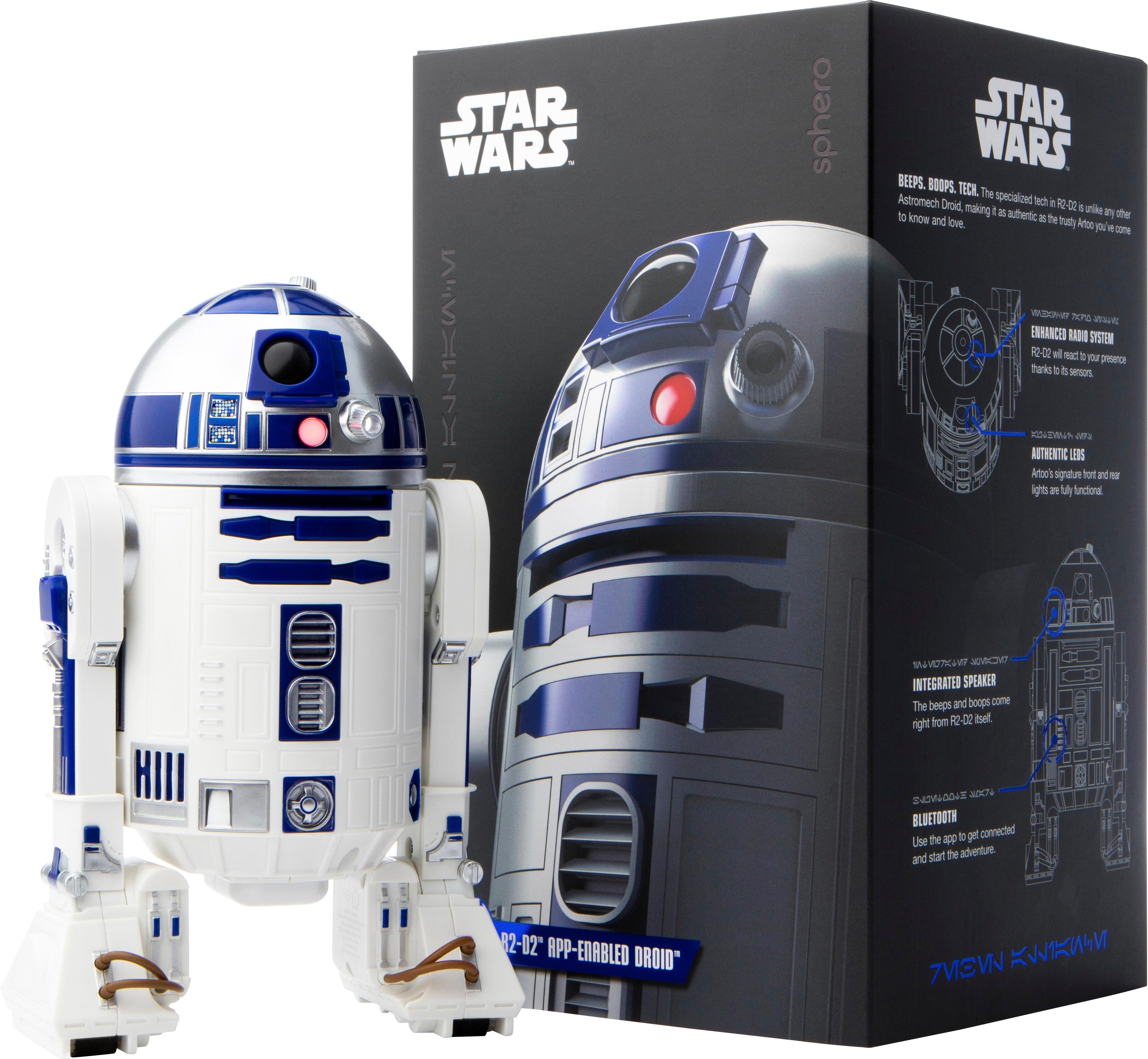 Star Wars Robot Holographic Simulation R2-D2 App-Enabled Droid LED Speakers 