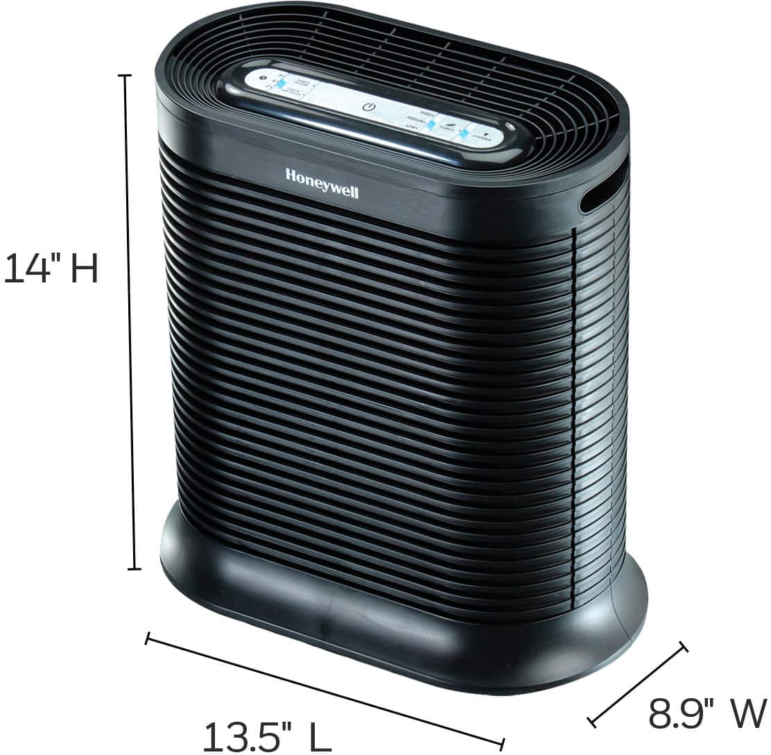 Alt View 12. Honeywell - HPA100 HEPA Air Purifier, Medium Room (155 sq. ft) - Black.