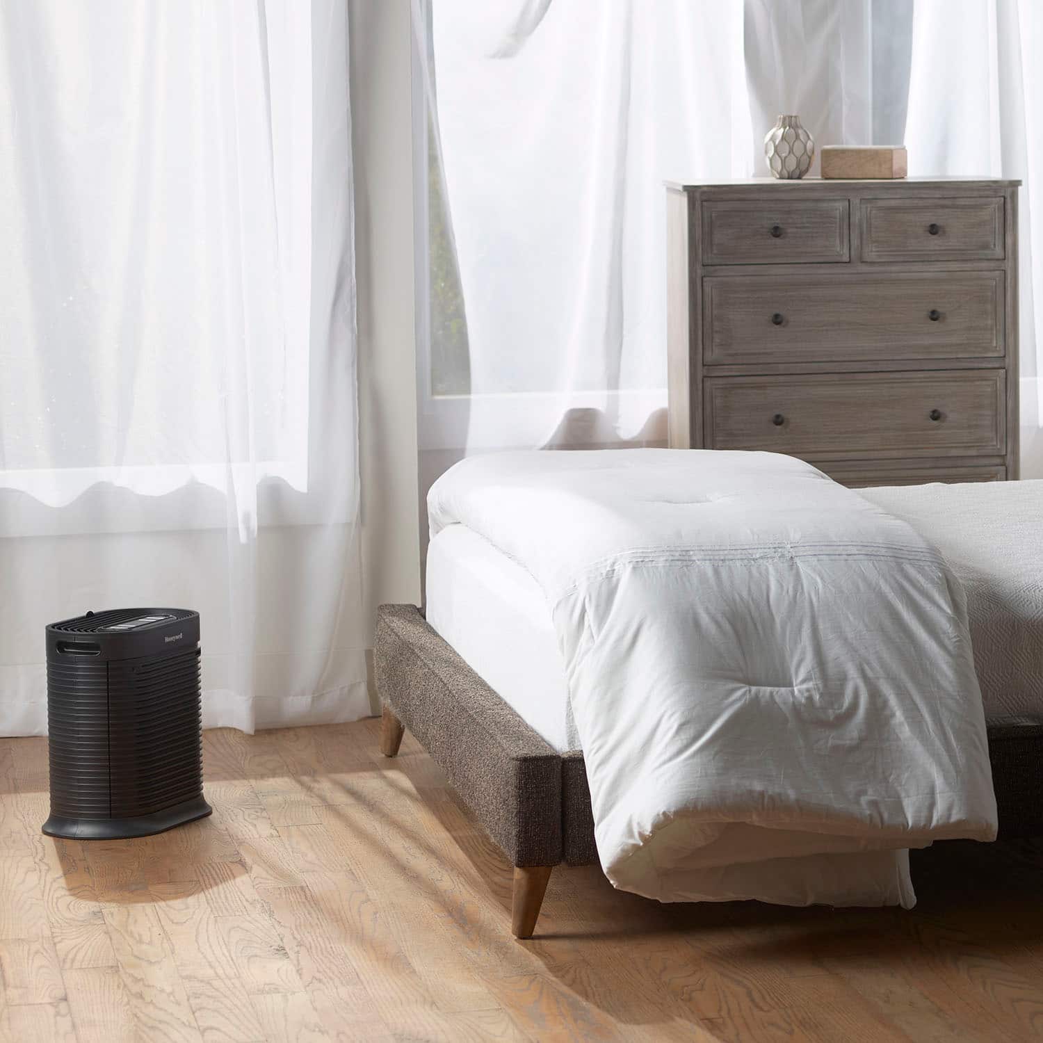 Alt View 15. Honeywell - HPA100 HEPA Air Purifier, Medium Room (155 sq. ft) - Black.