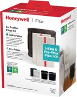 Honeywell - HEPA Air Purifier Filter Value Kit - A and R Filters - Black White - Front_Zoom