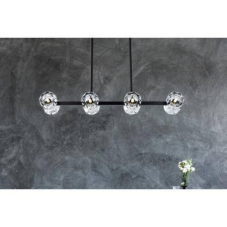 Back. Elegant Lighting - Eren 31 inch Pendant Light in Black - Black.