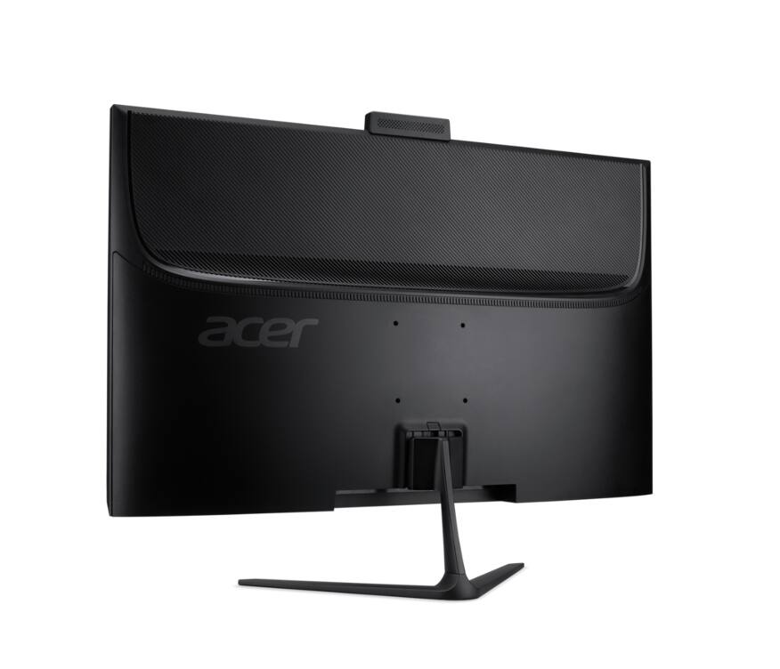 Alt View 5. Acer - Acer Aspire All-in-One 27 FHD (AMD Ryzen 7 5825U, 16GB DDR4, 1TB PCIe SSD, AMD Radeon, Win 11 Pro) w/USB Hub - Black.