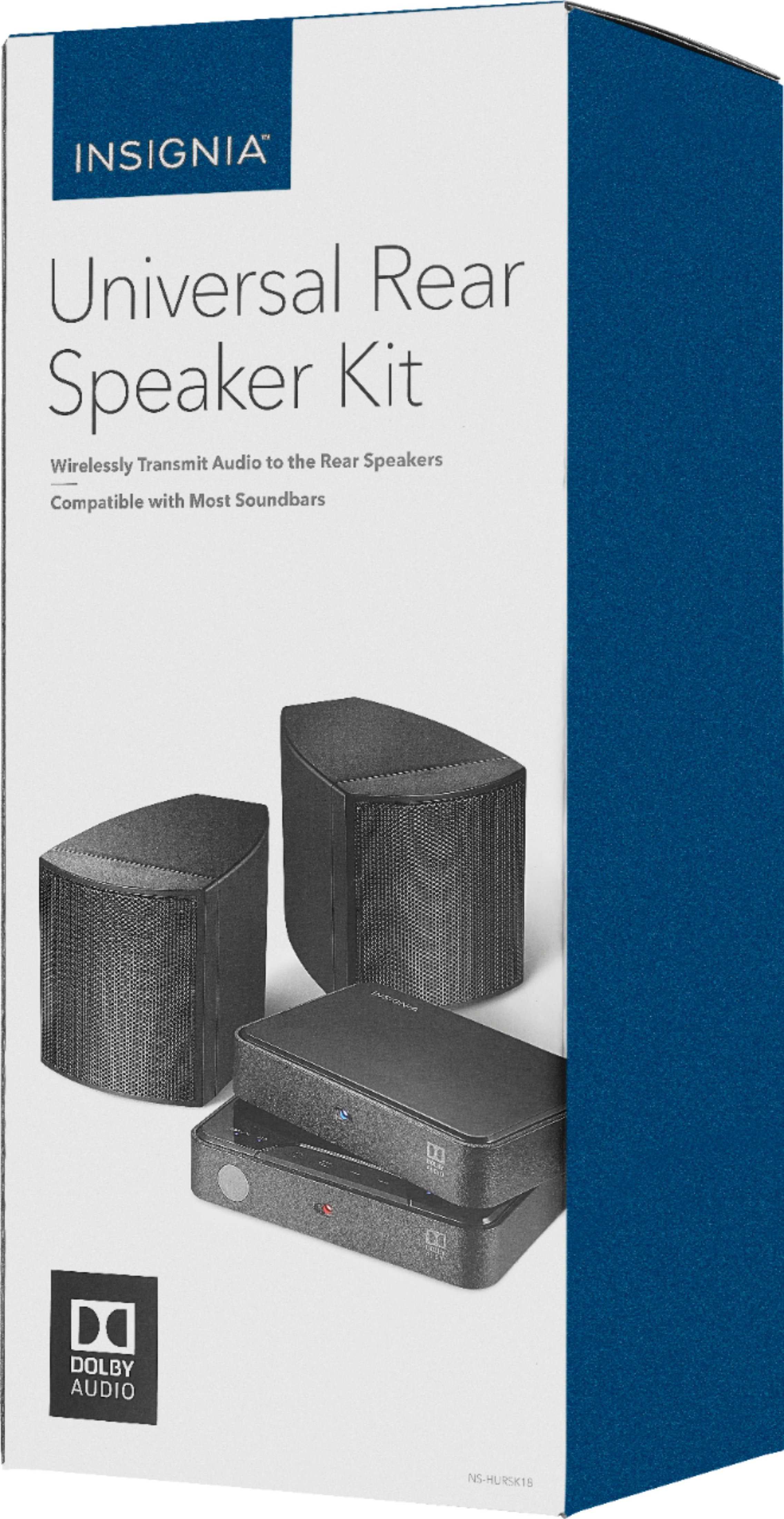Best Buy: Insignia™ Universal Rear Speakers (Pair) NS-HURSK18