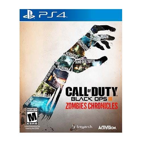 Call of Duty: Black Ops 3 Zombie Chronicles Edition, Activision,  PlayStation 4, [Physical], 047875881181
