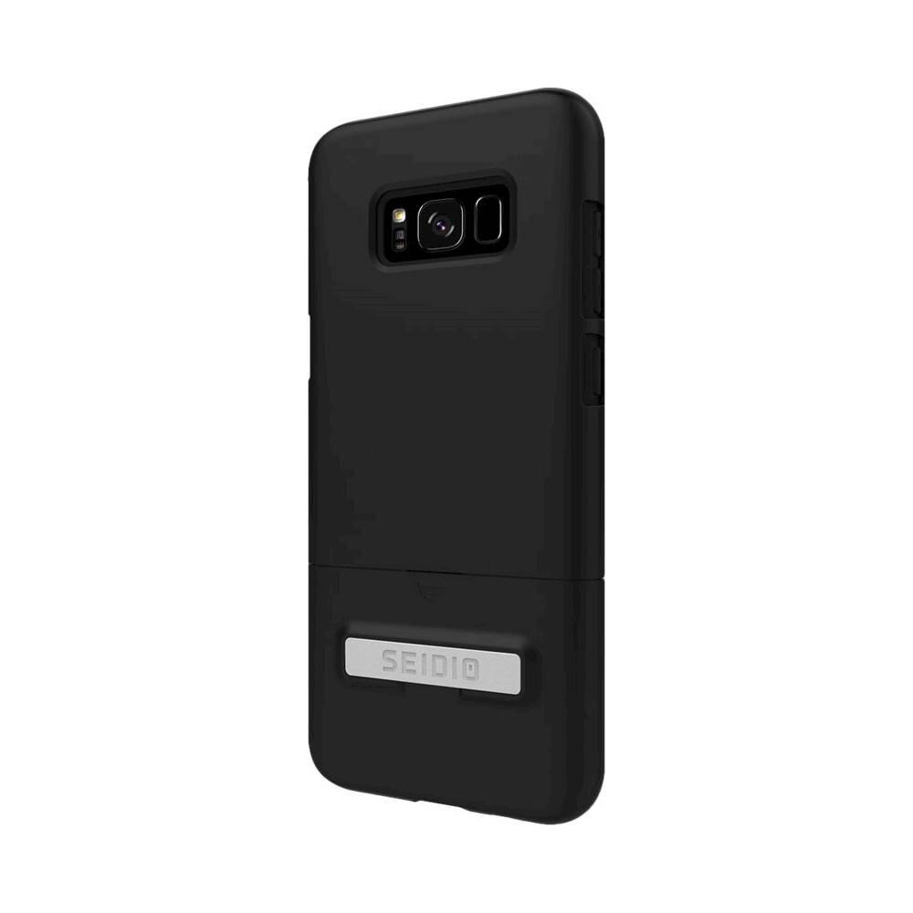 Front. Seidio - SURFACE Case for Samsung Galaxy S8+ - Black.