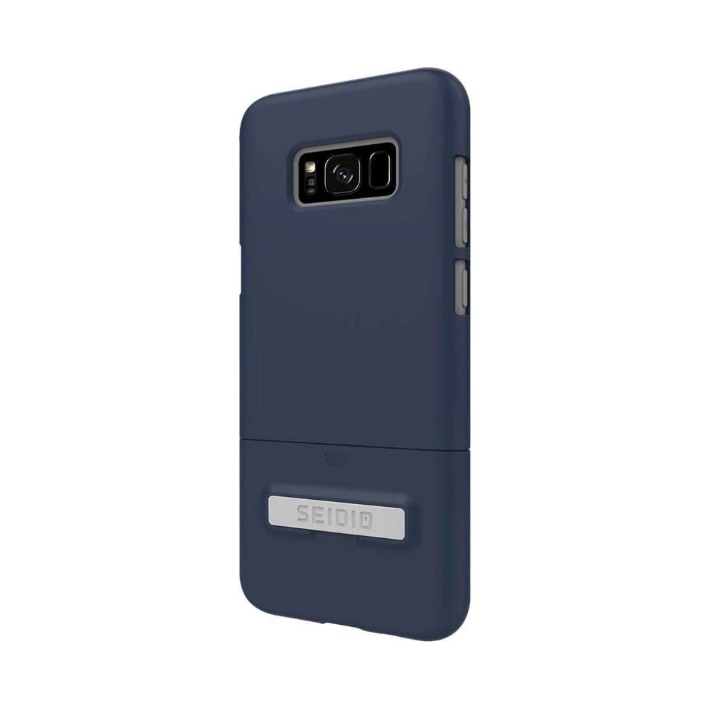 Seidio - SURFACE Case for Samsung Galaxy S8+ - Midnight Blue/Gray - Larger Front
