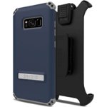 Front Zoom. Seidio - DILEX Combo Case for Samsung Galaxy S8 - Midnight Blue/Gray.