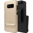 Seidio - SURFACE Combo Case for Samsung Galaxy S8 - Gold/Black - Larger Front