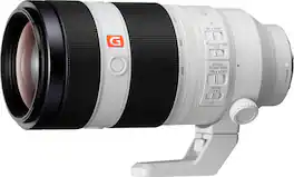 Sony - FE 100-400mm f/4.5-5.6 GM OSS Super Telephoto Zoom Lens for E-mount Cameras - White