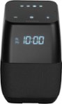 Front Zoom. Insignia™ - Voice™ Smart Bluetooth Speaker and Alarm Clock with Google Assistant - Black.