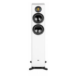 ELAC - FS287.2-GW - 6" 2.5-Way Floorstanding Speaker - Gloss White, Sold Individually - Black/Gray