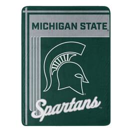 Sweet Home Collection - NCAA Michigan State Spartans 46" x 60" Raschel Throw Blanket - Green