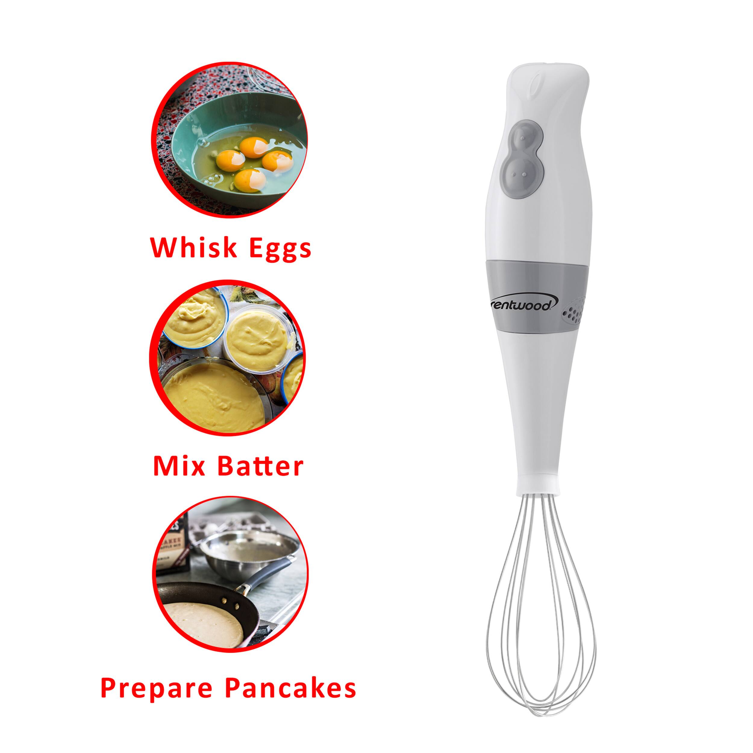 Whisk Eggs, Mix Batter, Prepare Pancakes